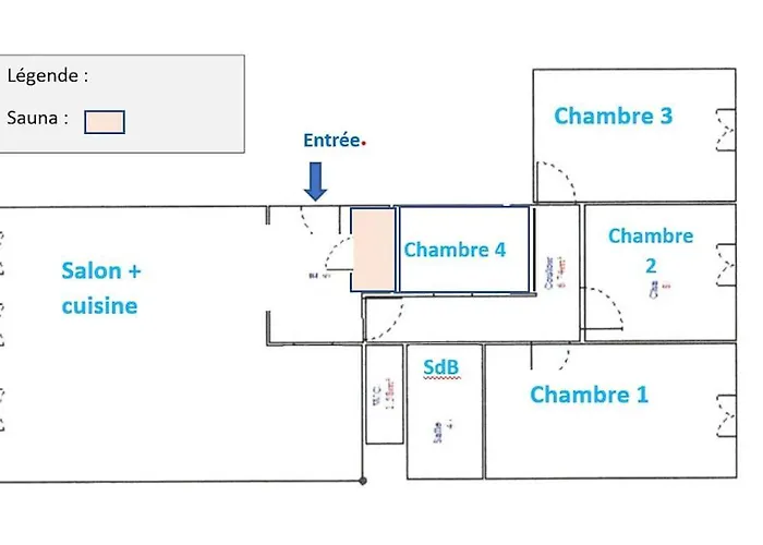 Grand Avec Sauna شقة
